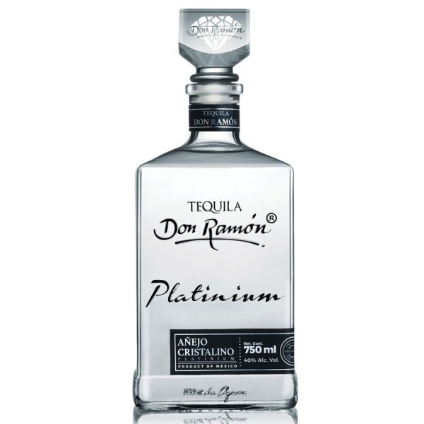 Añejo Platinium Cristalino Tequila 100% de Agave