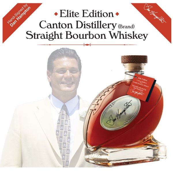 Canton Distillery Football "Dan Hampton" Edition Straight Bourbon (Metal)