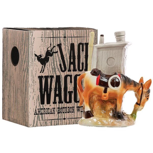 Jack Wagon American Bourbon Whiskey Ceramic Figurine
