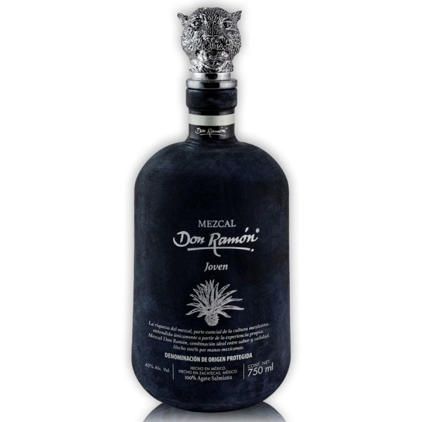 Joven 100% Agave Salmiana Mezcal 92 P roof (Jaguar Cap Bottle)