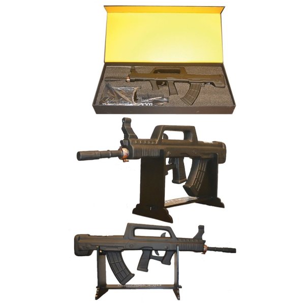 Lock & Load Bourbon Whiskey (Black Bullpop Gun Bottle)