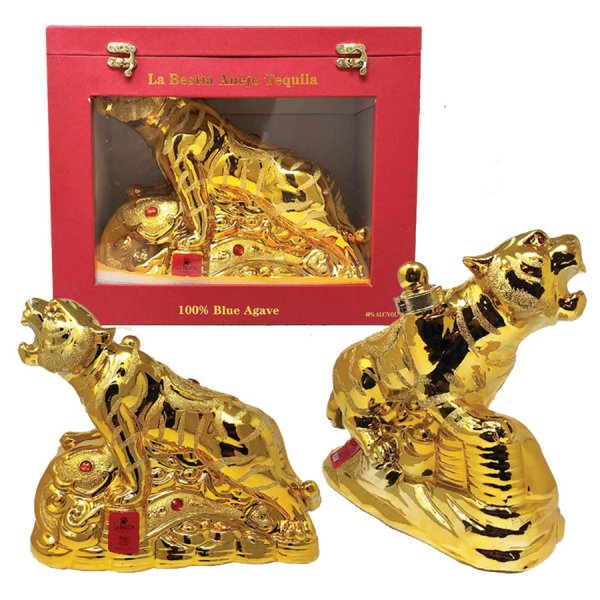 Tiger Añejo Tequila 100% De Agave