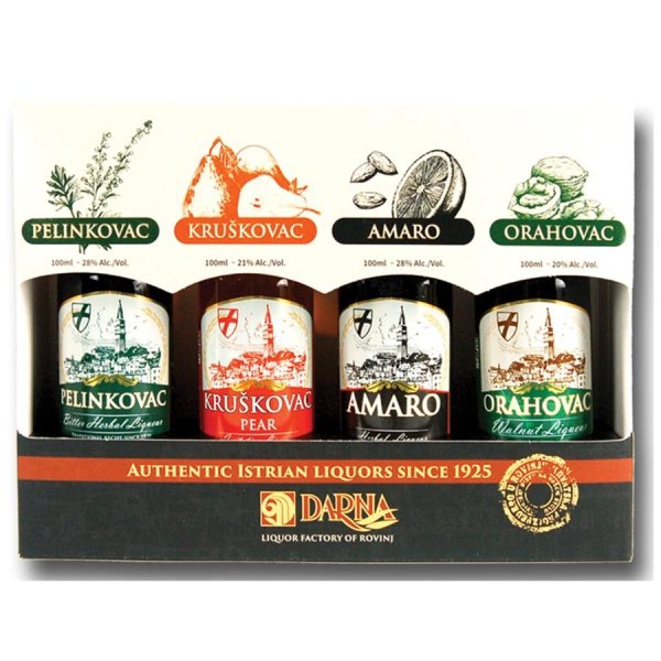 Mini Bar Assorted Croatian Liqueur (Units of 4)