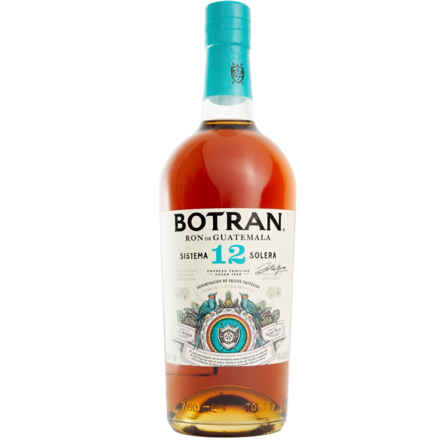 12 Years Old Solera Reserva Superior Ron Añejo Dark Rum