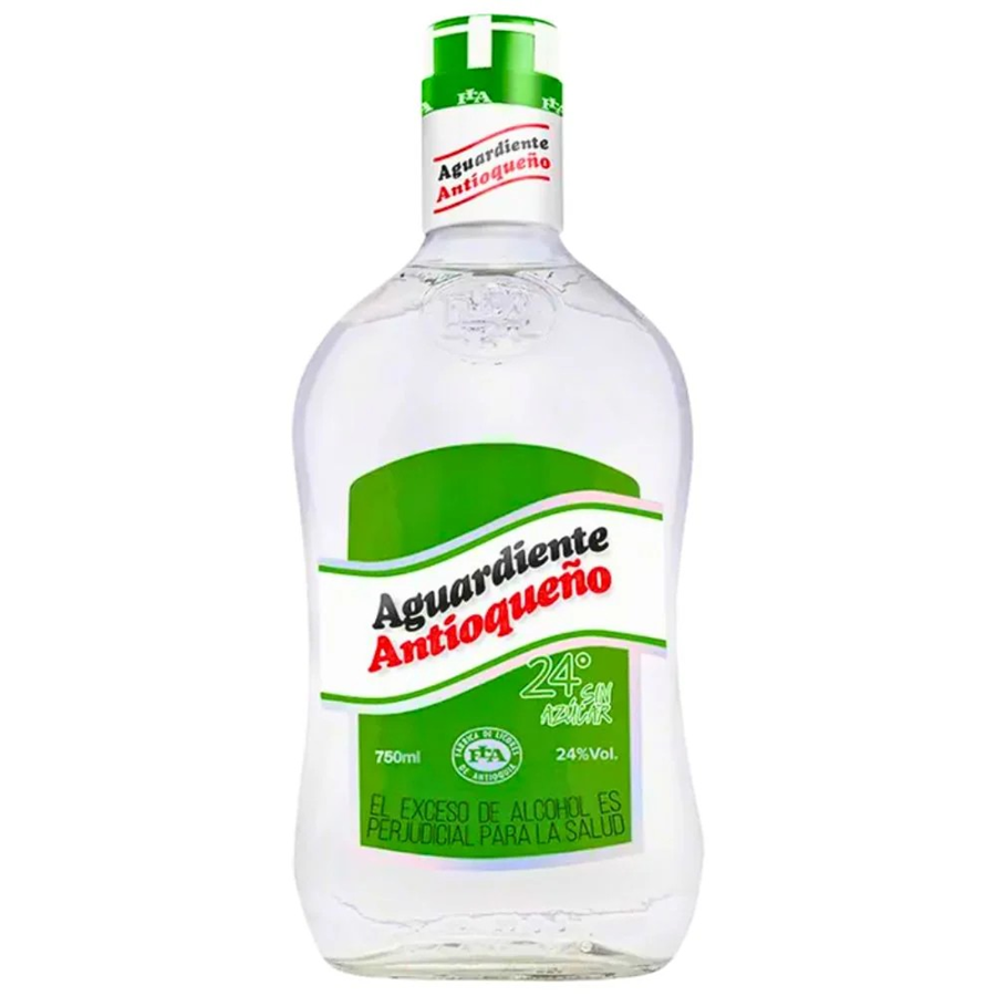 Antioqueno Green Sin Azucar Aguardiente