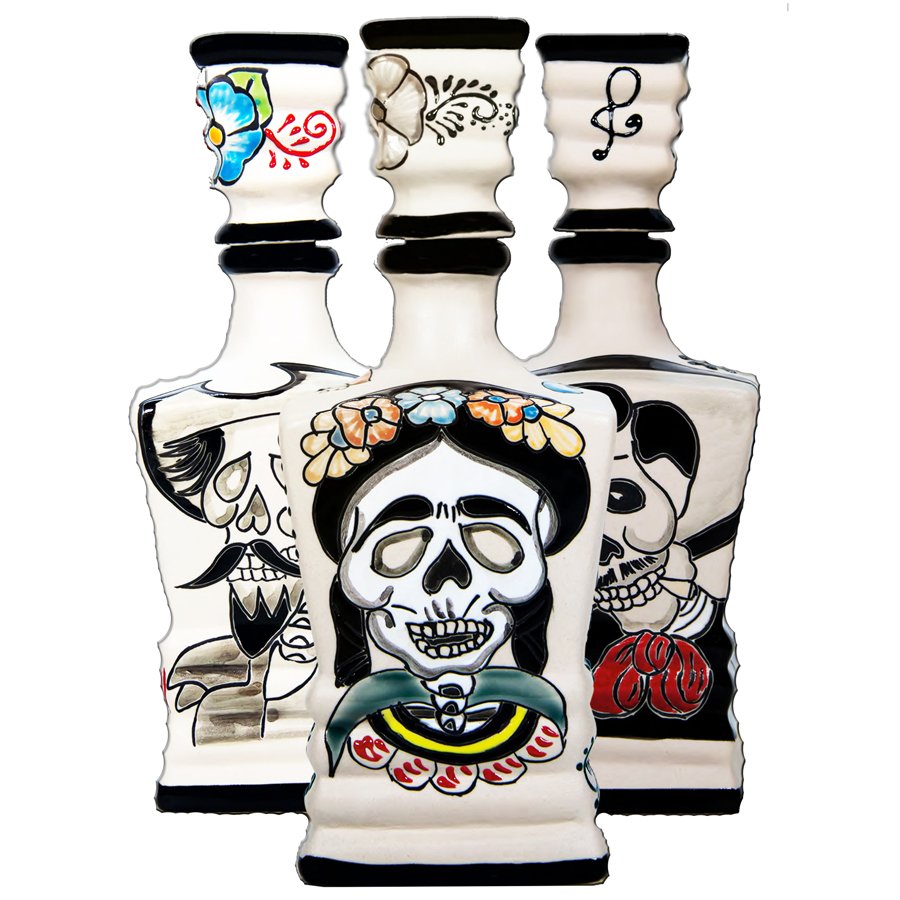 Extra Añejo Tequila (Dia De Los Muertos Ceramic Bottle)