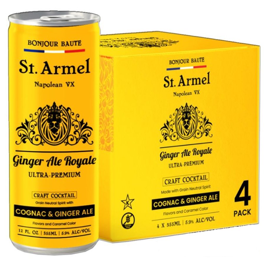 Ginger Ale Royale Ultra Premium Craft Cocktail (Units of 4)