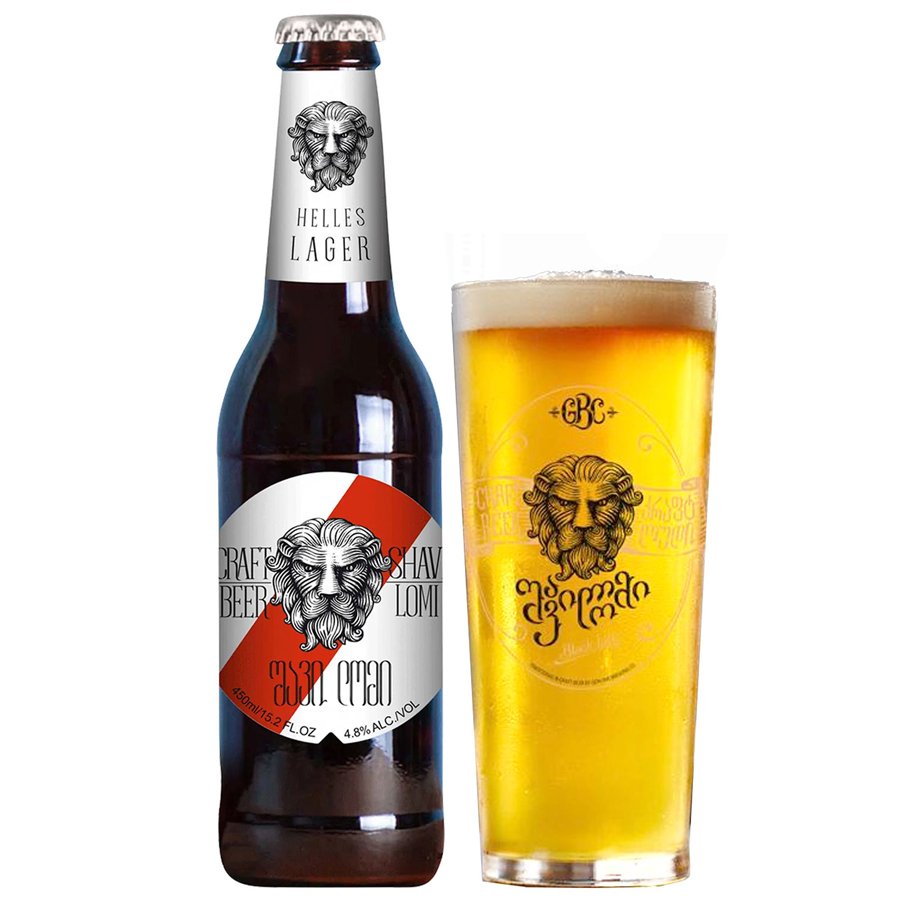 Shavi Lomi Lager Georgian Craft Beer