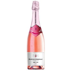 Baron d’Arignac Sparkling Wine Demi Sec Rose